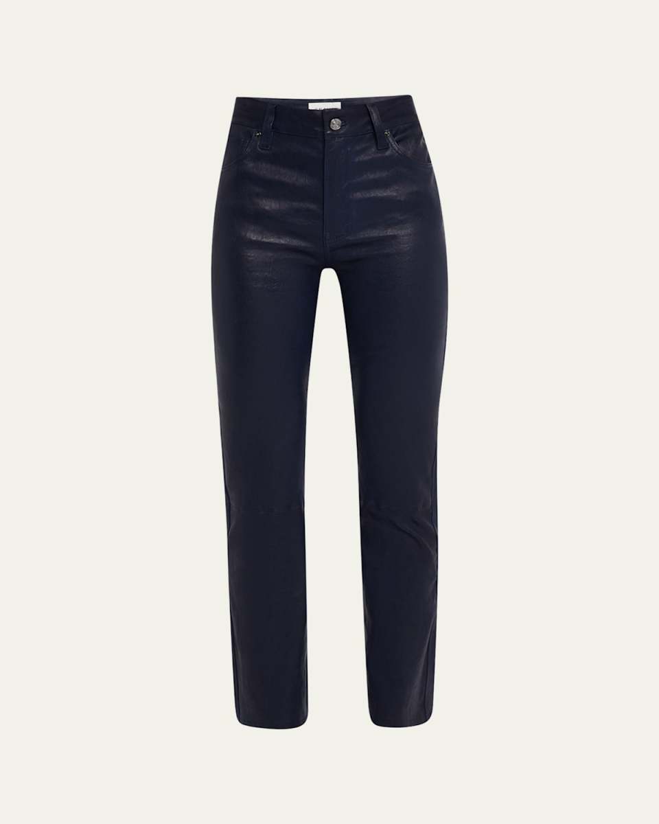 The Leather Reboot Crop Jeans